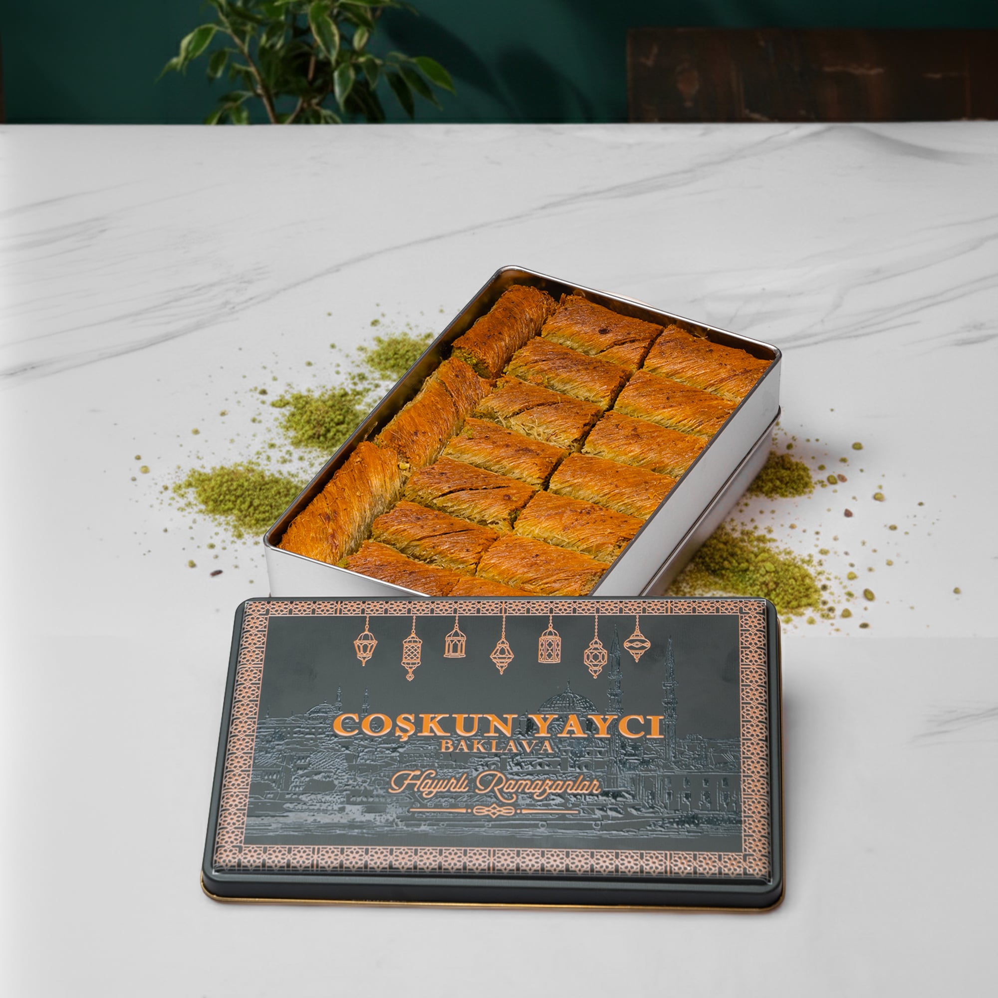 Metal Kutu Burma Kadayıf